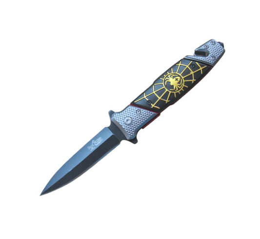 Spider Rescue Dagger Style Spring Assisted Opening Knife