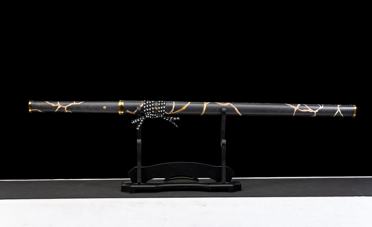 Ghost of Yotei - Gilded Night Display (Straight) Katana