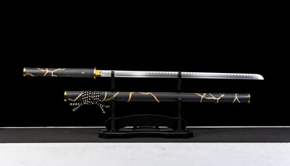 Ghost of Yotei - Gilded Night Display (Straight) Katana