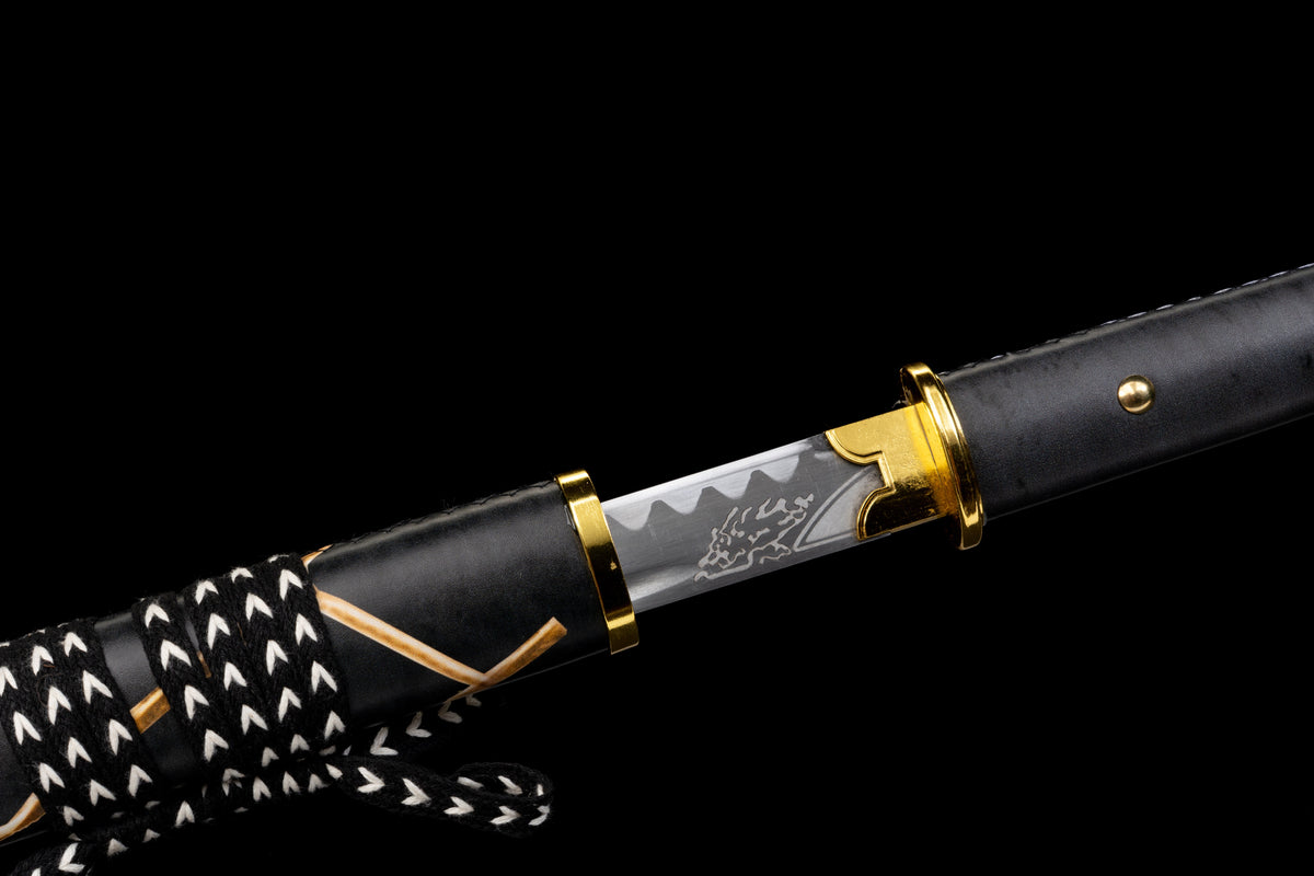 Ghost of Yotei - Gilded Night Display (Straight) Katana