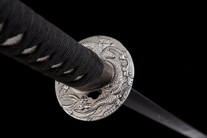 The Last Samurai - Display (Straight) Katana (Black Blade)