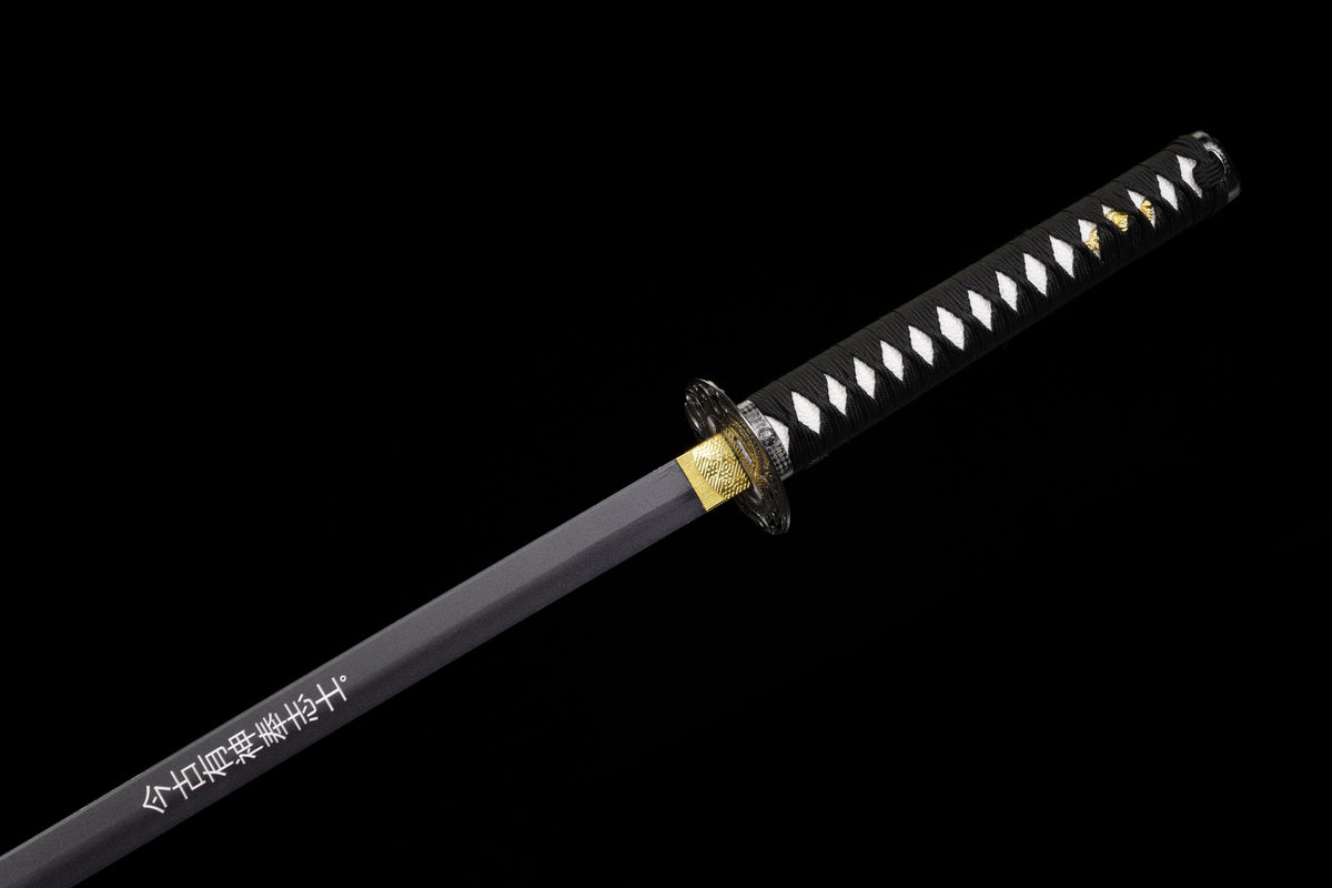 The Last Samurai - Display (Straight) Katana (Black Blade)