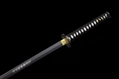 The Last Samurai - Display (Straight) Katana (Black Blade)