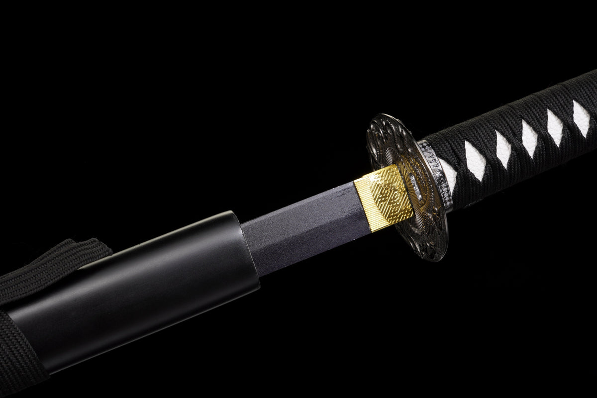 The Last Samurai - Display (Straight) Katana (Black Blade)