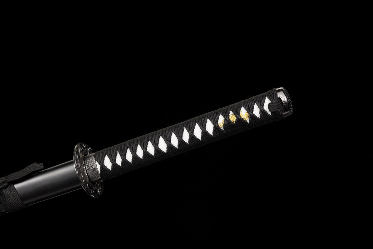 The Last Samurai - Display (Straight) Katana (Black Blade)