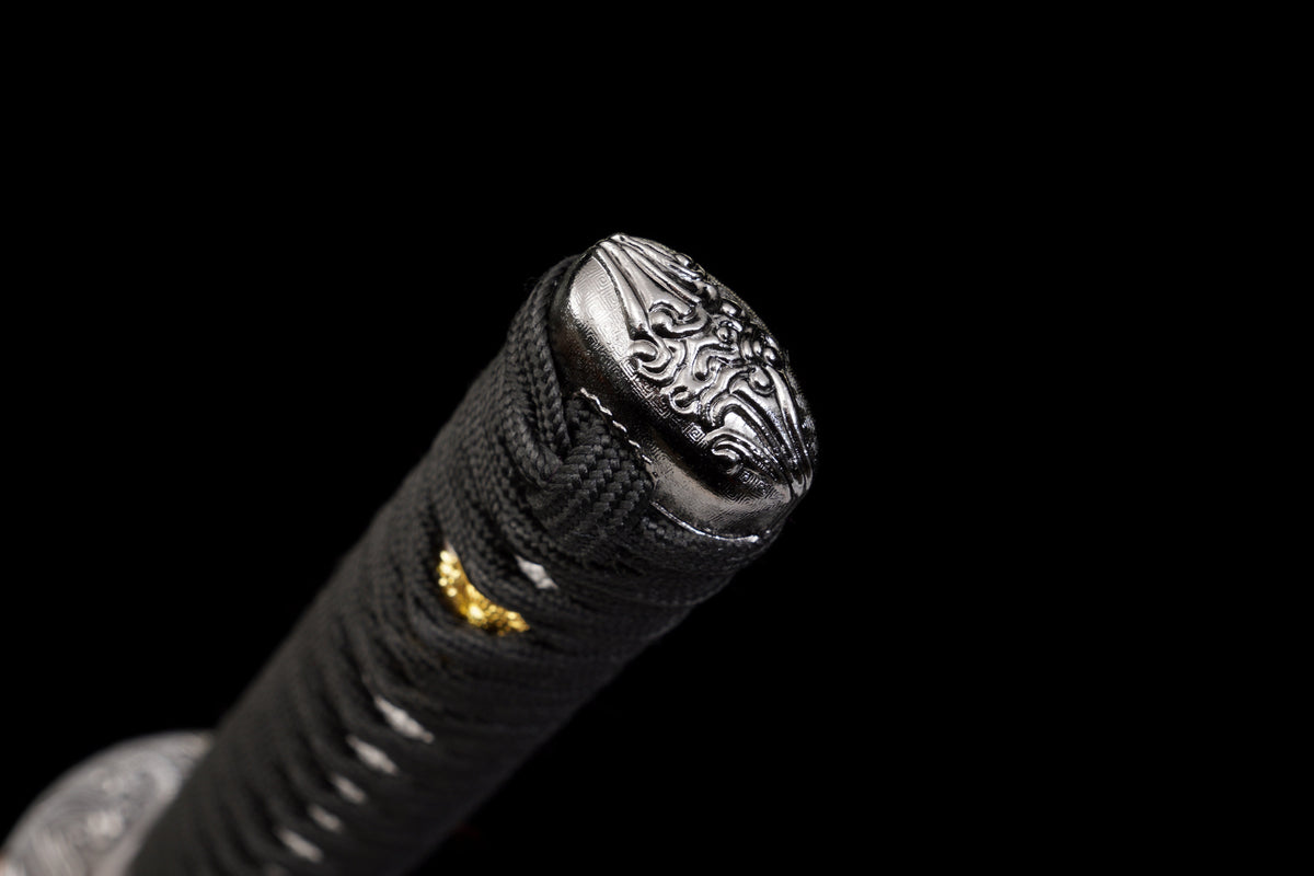 The Last Samurai - Display (Straight) Katana (Black Blade)