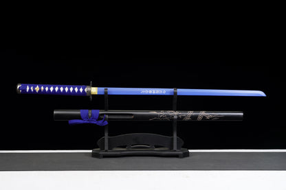 The Last Samurai - Display (Straight) Katana (Blue Blade)