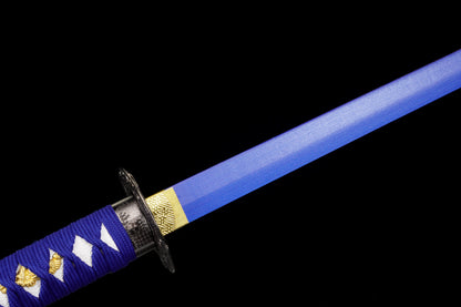 The Last Samurai - Display (Straight) Katana (Blue Blade)