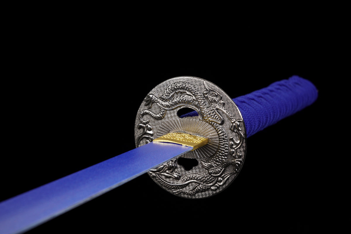The Last Samurai - Display (Straight) Katana (Blue Blade)