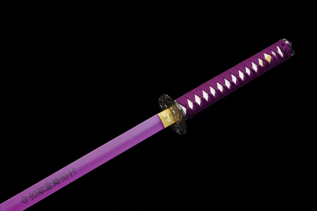 The Last Samurai - Display (Straight) Katana (Purple Blade)