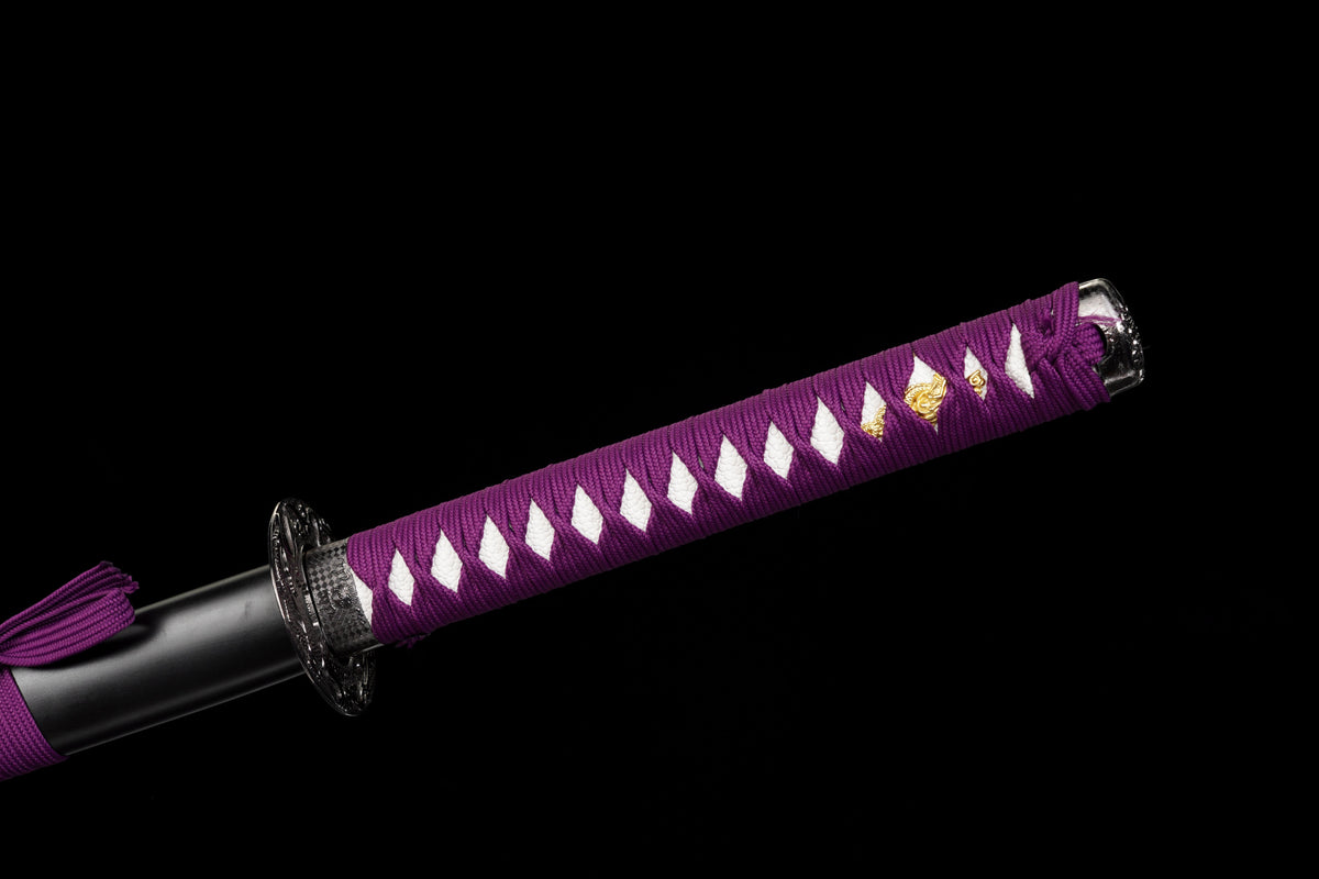 The Last Samurai - Display (Straight) Katana (Purple Blade)