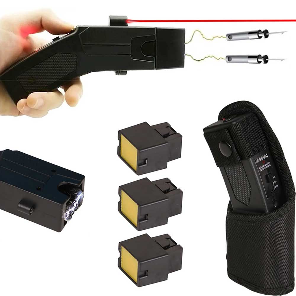 Rechargeable Safety Remote Electric Shock Stun Gun Self Defense Remote Distance Shock - TOPHATTER'S ARMORY DEALS