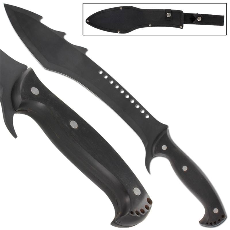 Dark Demon's Revenge Full Tang Sawback Machete
