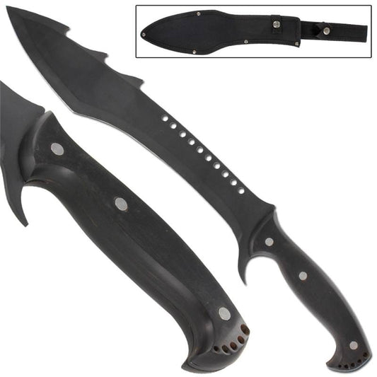 Dark Demon's Revenge Full Tang Sawback Machete