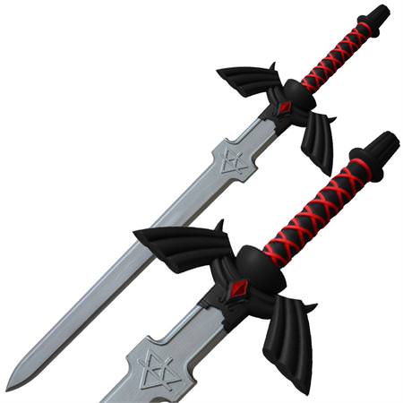 Dark Link Shadow Legend of Zelda Foam Master Sword Halloween Costume Replica