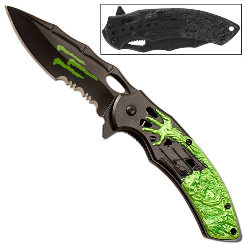 Death Charge Spring Assist Knife - TOPHATTER'S ARMORY DEALS