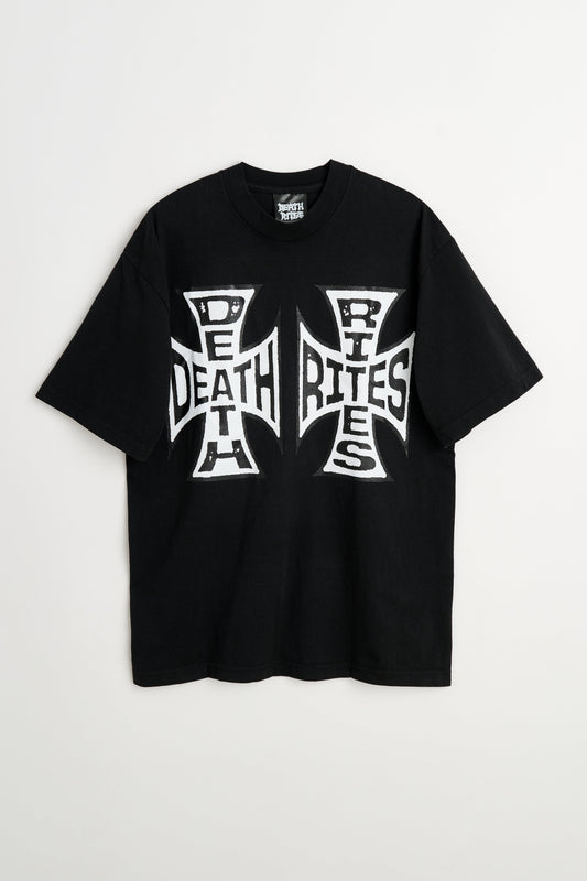 Death Rites Crosses Short Sleeve T-Shirt  Black