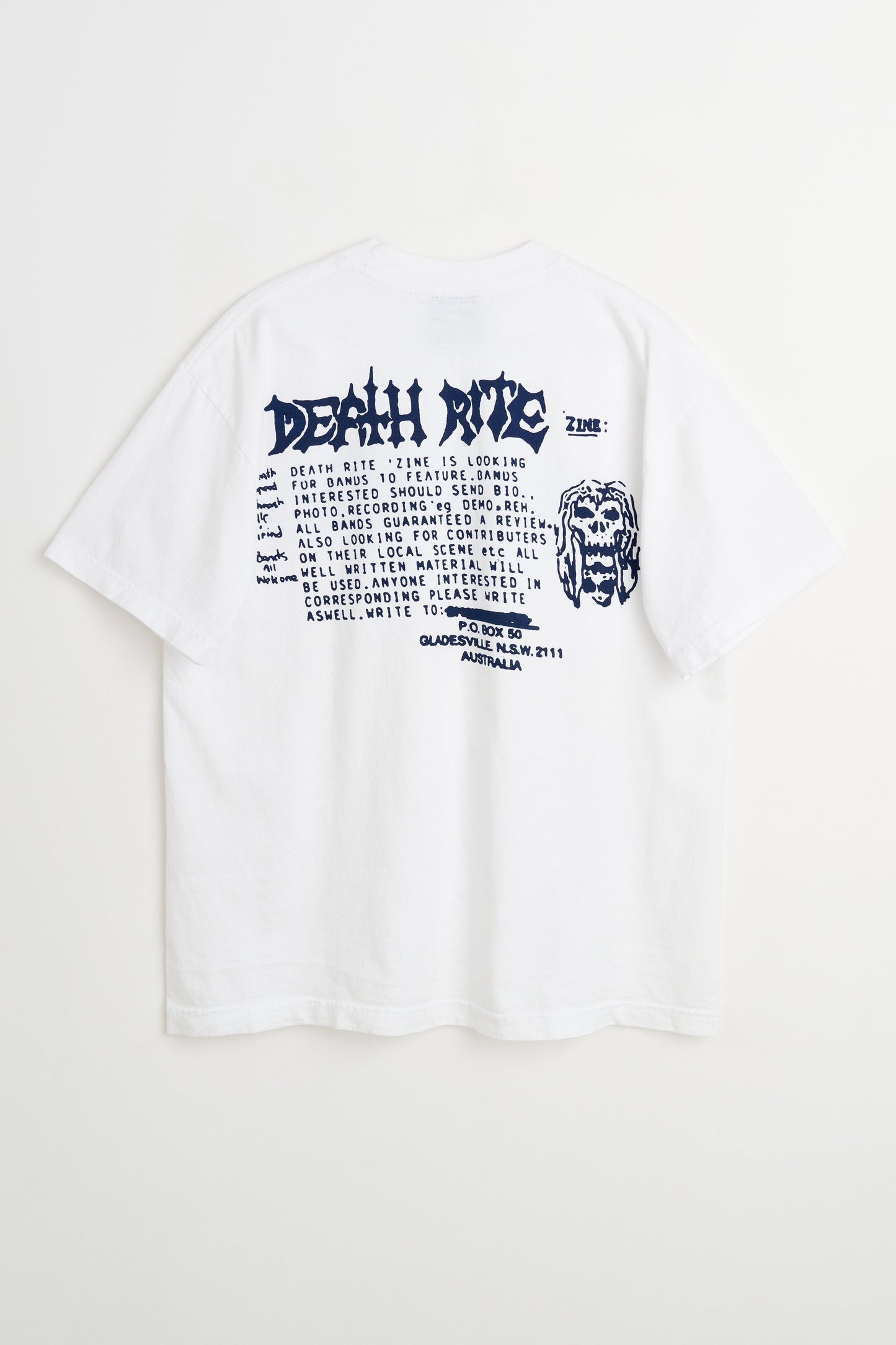 Death Rites Classified 89 Short Sleeve T-Shirt  White