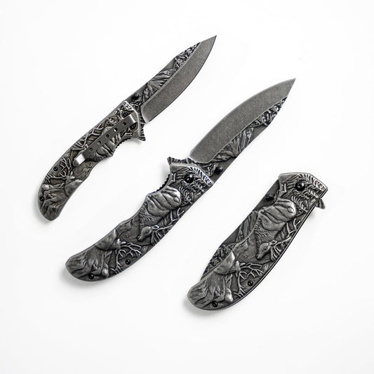 Fire and Steel - Deer Folding Knife