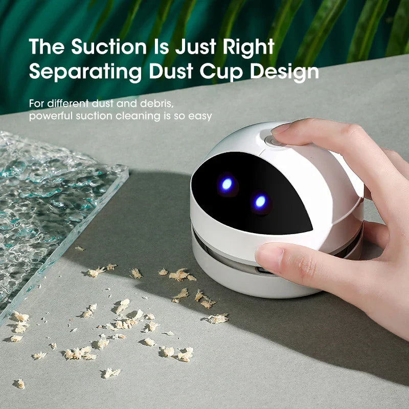 Desktop Wireless Robot Vacuum Cleaner USB Charge