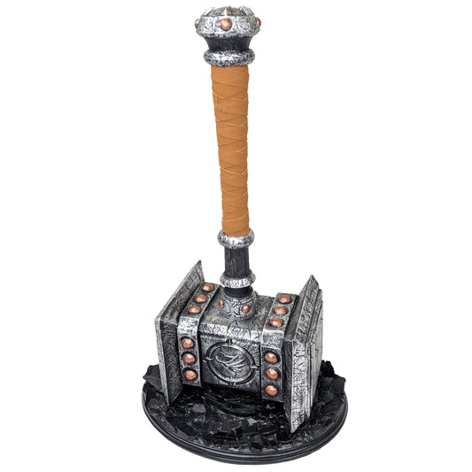 Thrall's Doomhammer and Display Stand (Resin)