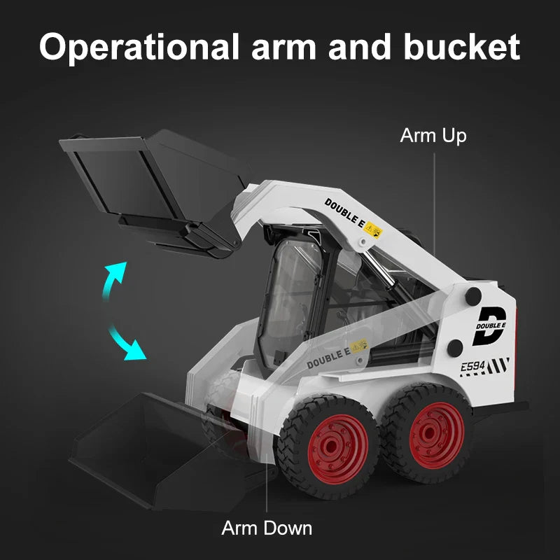 RC Truck Loader Excavator Toy for Boys