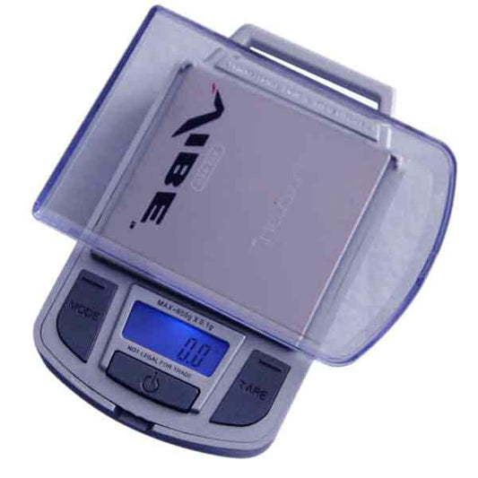 Vibe Silver Digital Pocket Scale 100g x 0.01g - With Calibration Weight