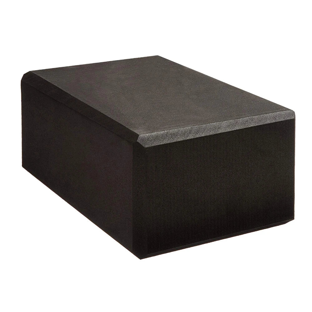 EVA Yoga Blocks 2 Pcs Training Bricks (Black)