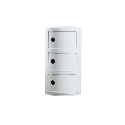 Round Bedside Table - Plastic Bedside