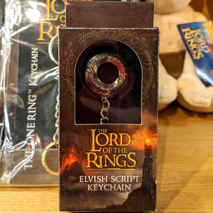 Lord Of The Rings - One Ring Elven Script Keychain