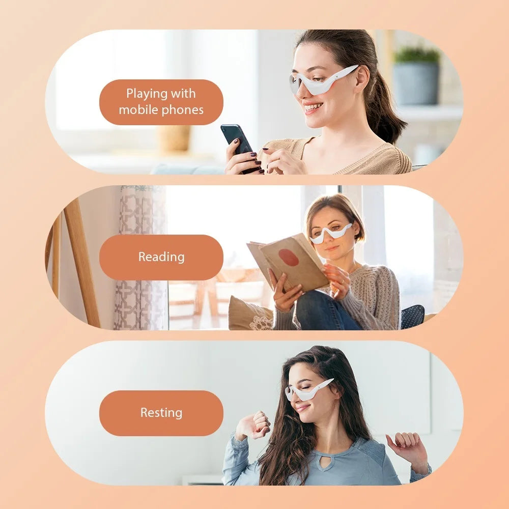 3D Eye Massager – EMS Red Light Therapy
