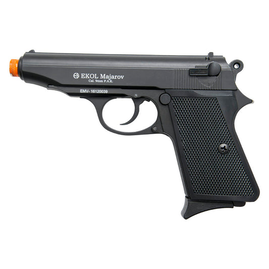Majarov Semi Automatic Front Firing Blank Gun Black Finish