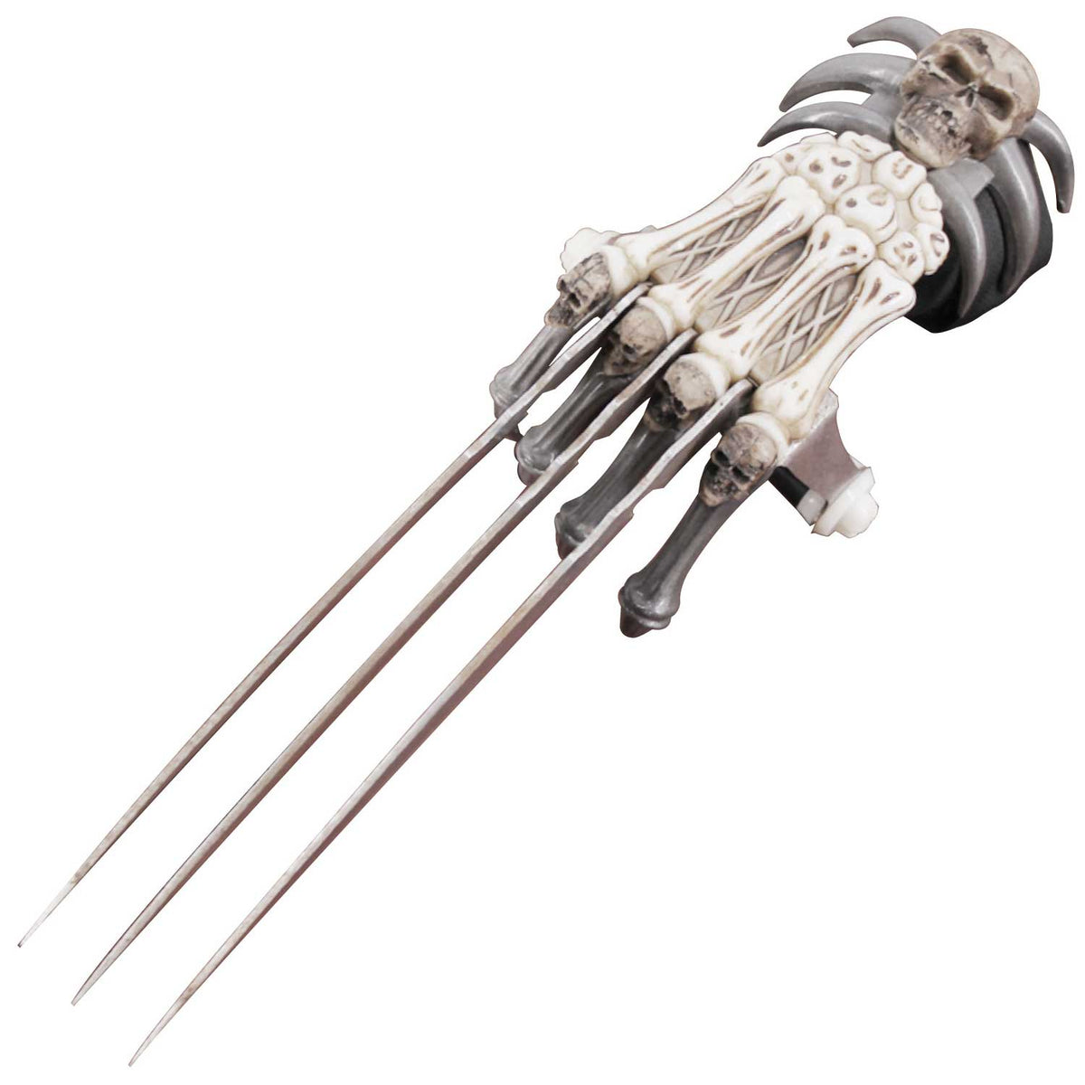 Skull & Bones Gauntlet Style Hand Claw Tri-Bladed Knife - TOPHATTER'S ARMORY DEALS