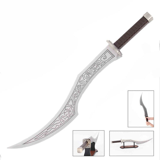 30" The Sinister Blade Fantasy Sword With Display Top Stand