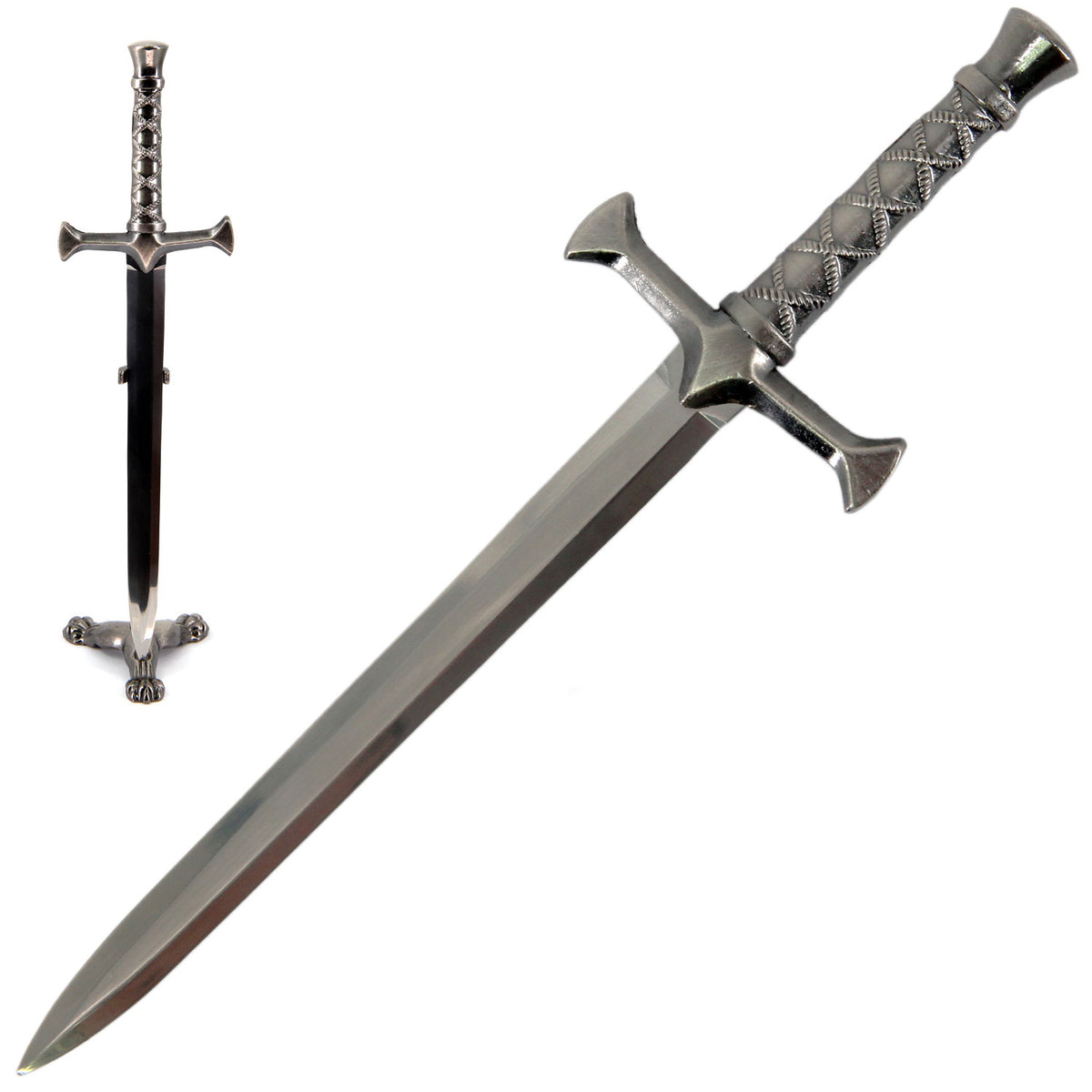 Needle Movie Replica Sword Letter Opener Knife with Stand - TOPHATTER'S ARMORY DEALS