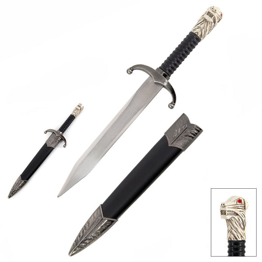 12" Longclaw Miniature Letter Opener Fantasy Short Sword Dagger Knife
