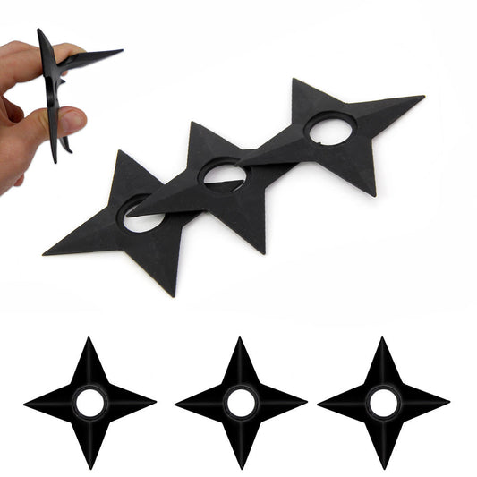 3 Pcs Rubber Training Naruto Shuriken 5" Star