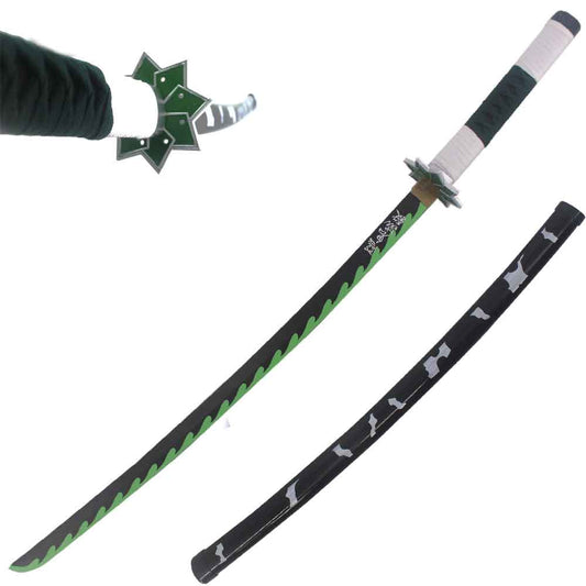 40.5" ABS Plastic Blade Cosplay Anime Sanemi Shinazugawa Demon Sword