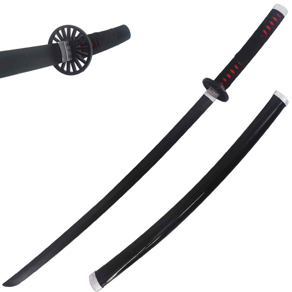40.5" ABS Plastic Blade Tanjiro Kamado Nichirin Katana Cosplay Sword Demon Anime