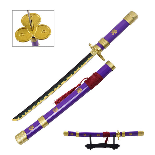 Roronoa Zoro's Purple "Enma" Mini Katana