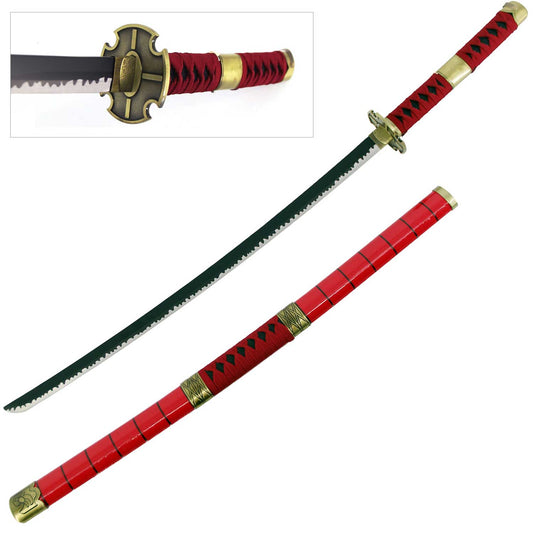 Zoro's Sandai Kitetsu Replica Sword Stainless Steel Katana