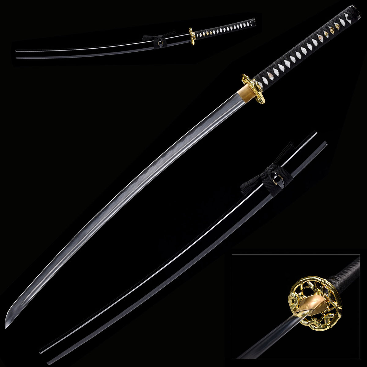 Hand Forged Training Katana | 1045 High Carbon Steel Full Tang Samurai Sword - TOPHATTER'S ARMORY DEALS