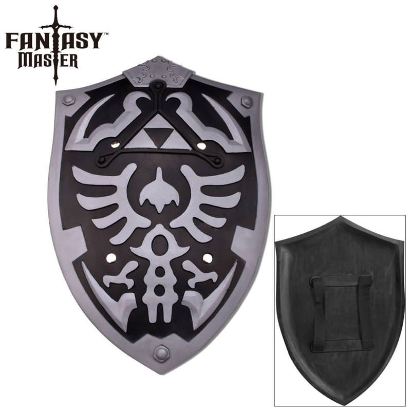 Dark Foam Zelda Hylian Cosplay Shield - TOPHATTER'S ARMORY DEALS