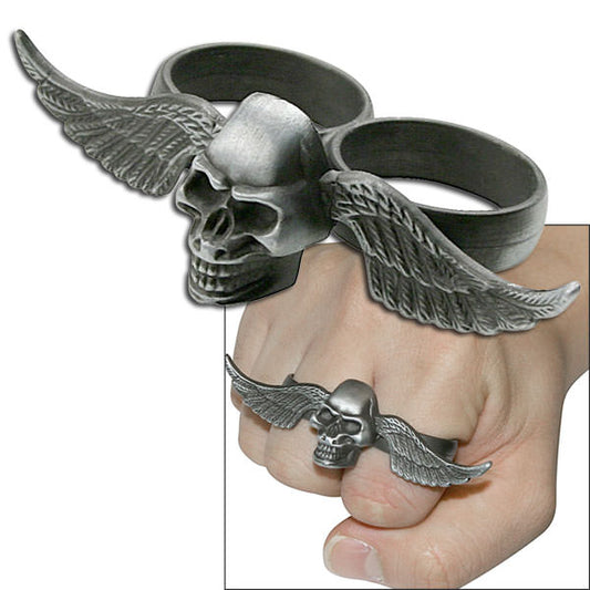 Chopper Two Finger Skull Ring