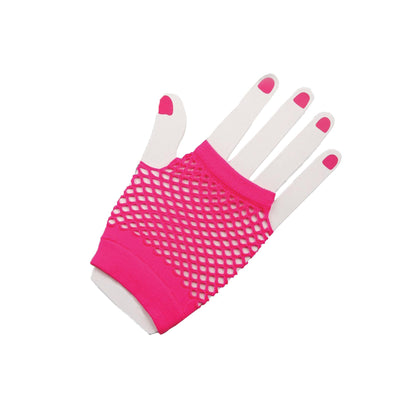 Gloves Fingerless Fishnet