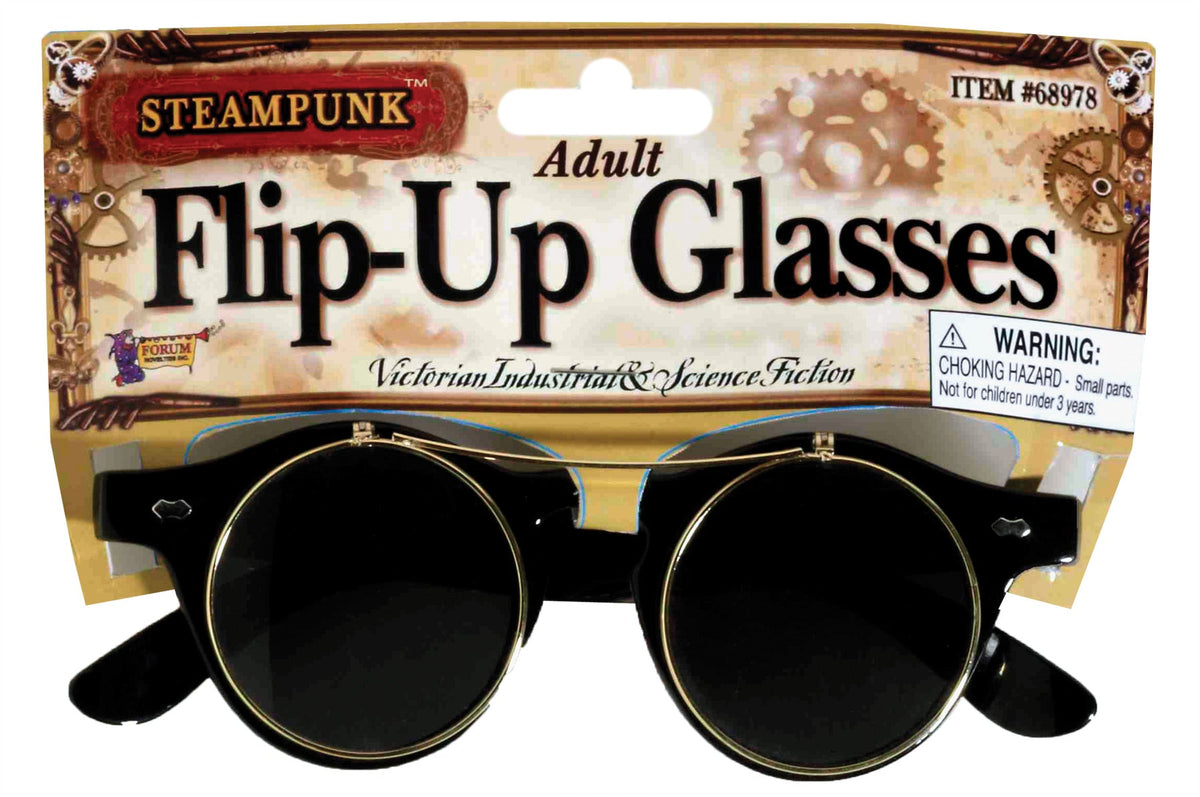 Flip-Up Steampunk Glasses