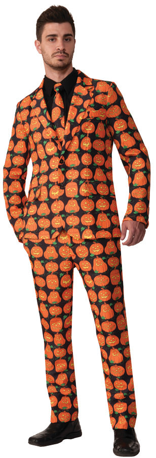 Men's Pumpkin Suit & Tie