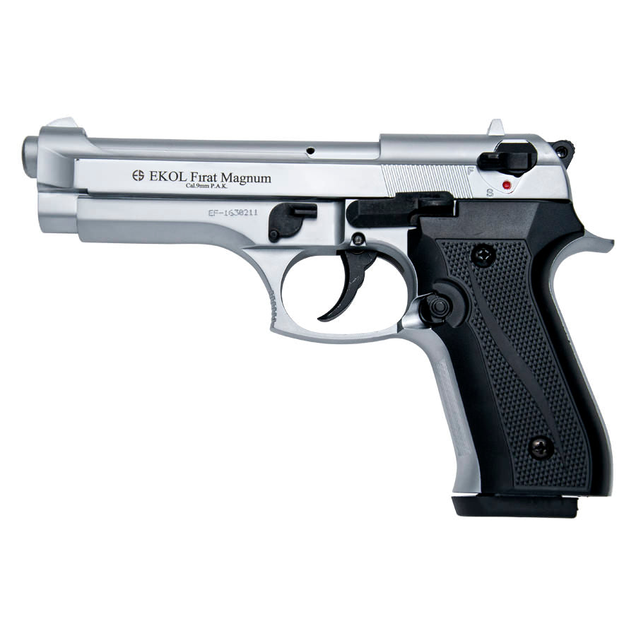 V92F Nickel Finish - Blank Firing Replica Gun