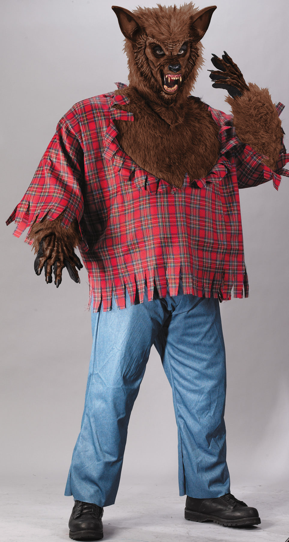 Men's Plus Size Werewolf Brown
