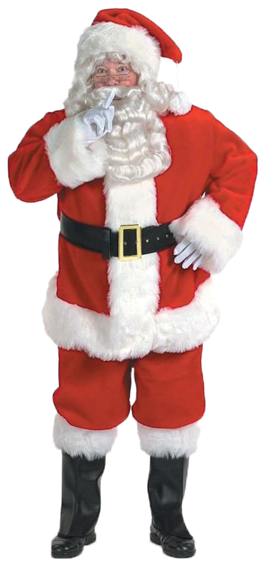 Men's Plus Size Santa Suit Rich Velvet